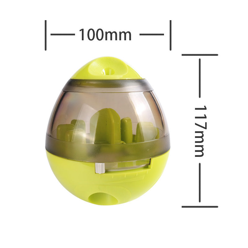Interactive pet food feeder dispenser toy for dogs and cats