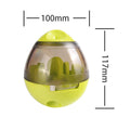Interactive pet food feeder dispenser toy for dogs and cats