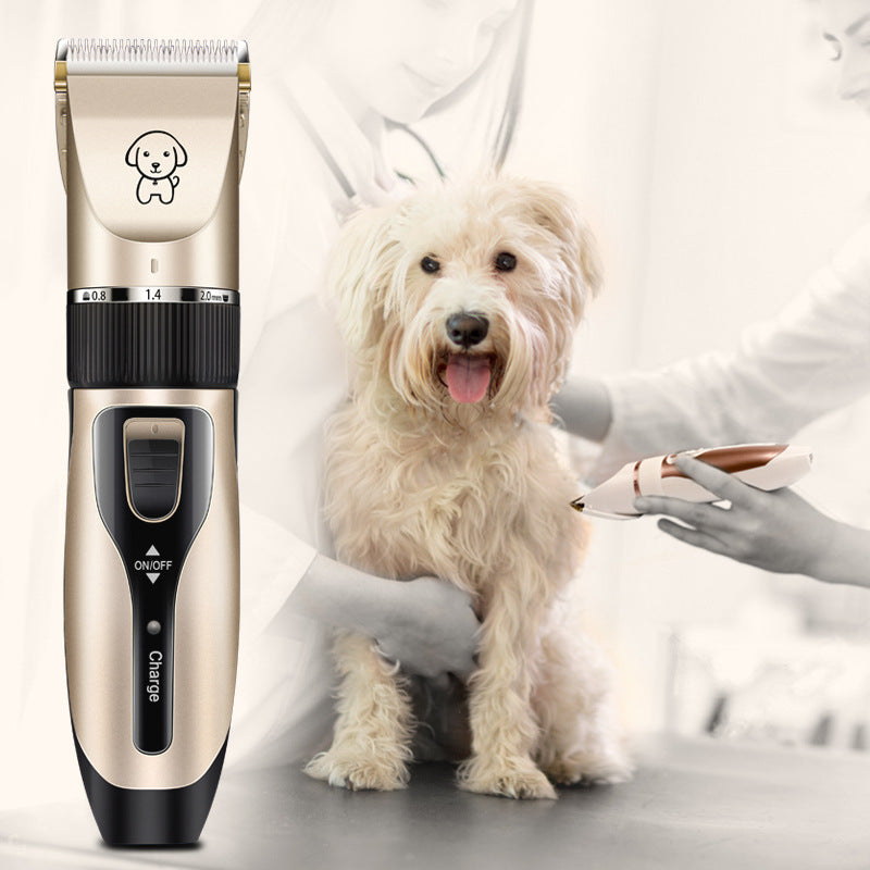 Low-noise rechargeable pet hair clipper for dog and cat home grooming