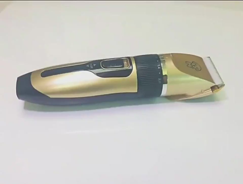 Low-noise rechargeable pet hair clipper for dog and cat home grooming - showcase 3